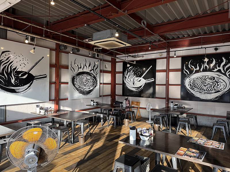 半チャンラーメンたまぞうの内観・店内の様子