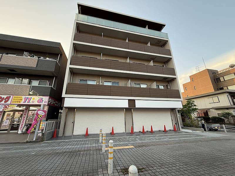 きらぼし銀行堀之内支店・百草支店の2025年7月22日に移転先であるエマーブル堀之内の建物にはまだ看板等は未設置