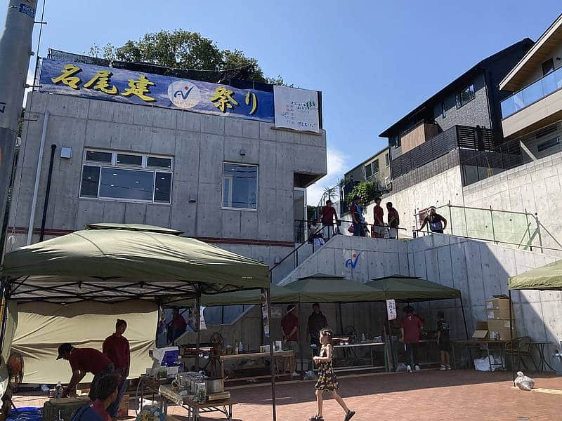 2024年8月4日に行われた名尾建祭の会場の様子