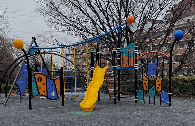 2026年3月9日より遊べるようになった谷戸山雲の公園の複合型遊具