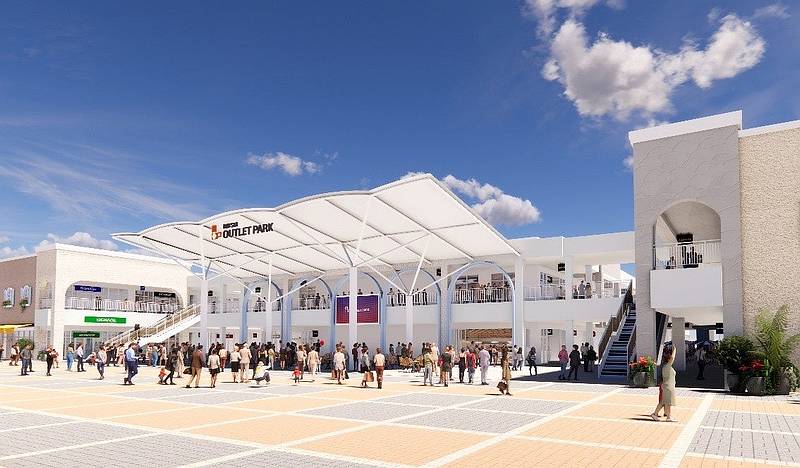 2000年の開業から約25年にわたり南大沢エリアのシンボルとして営業を続けてきた同施設が、これからの30年を見据えた新しい商業施設へと大きくアップデートした完成イメージ図