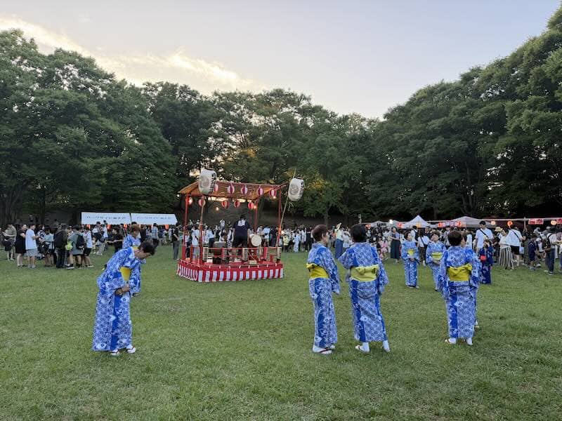 2026年7月25日に大平公園で開催予定の第41回南大沢夏まつりの後半には盆踊りが実施