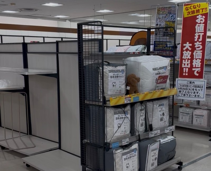 羽毛合掛けふとんと合繊掛けふとん。お値打ち価格で大放出、なくなり次第終了